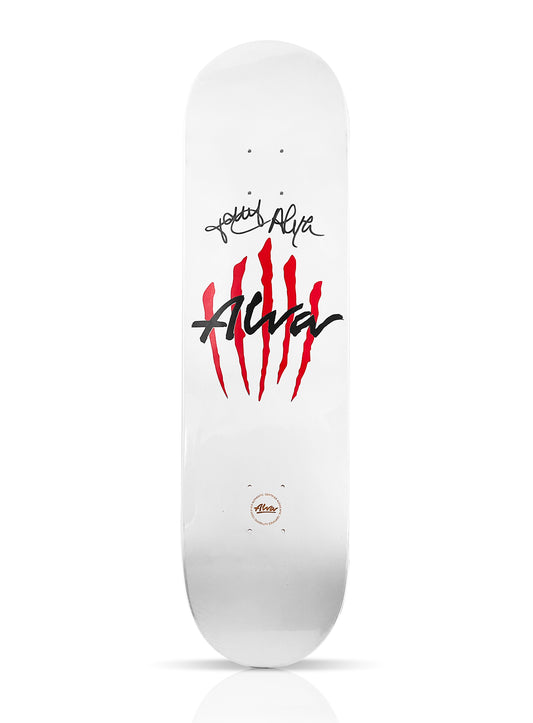 TONY ALVA 'Scratch' (1988) RARE Hand-Signed Skateboard Deck