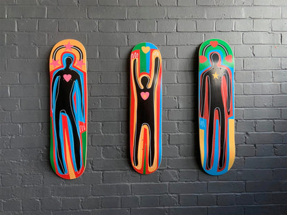 ADAM NEATE x Clown 'Family Set' (2021) Triptych Skate Deck Set