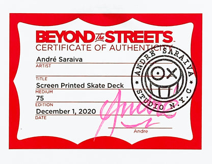 ANDRE SARAIVA x Beyond the Streets 'Pink' (2020) Skateboard Deck