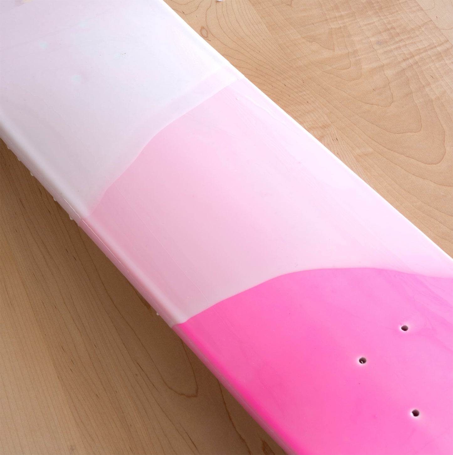 ANDY BLANK 'Neon Pitaya' (2021) Hand-Poured Tinted Resin Skateboard Deck