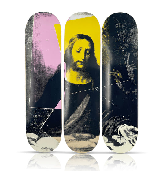 ANDY WARHOL 'Last Supper' (2015) Triptych Skateboard Deck Set