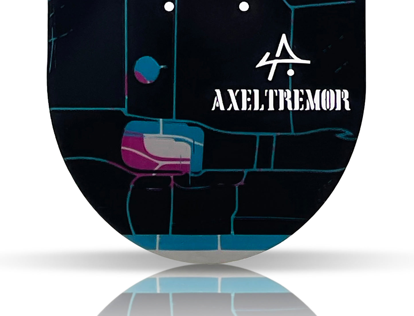 AXEL TREMOR 'Mr. Presley 3D' (2021) Stainless Steel Skateboard Deck Triptych