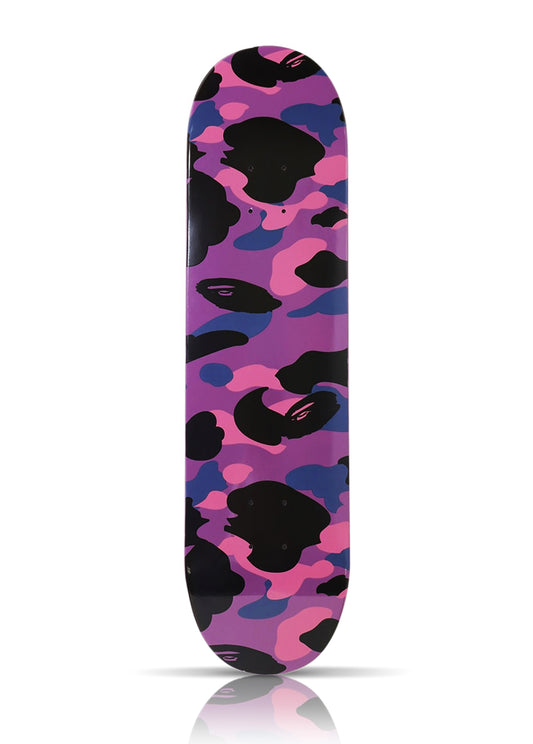 BAPE 'Color Camo' (2019) Skateboard Deck (purple)