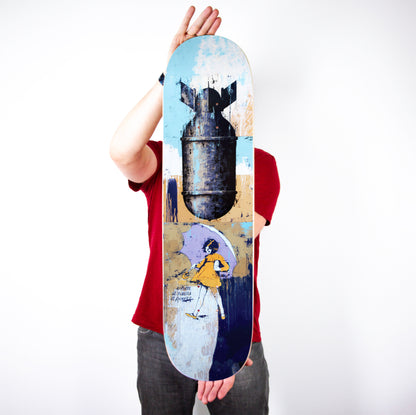 BASK x 1xRUN 'When it Rains it Pours' (2022) Skateboard Deck (#PP)