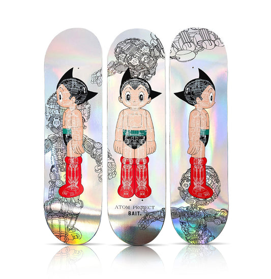 ASTRO BOY x BAIT (2022) Skateboard Deck Triptych