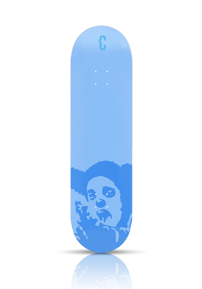 BANKSY x Clown Skateboards 'Manifesto Dub' (2021) Skateboard Deck (lt. blue)