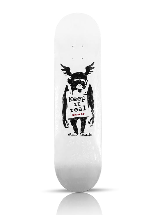 BANKSY (after) x MOCO 'Keep it Real' (2020) Skateboard Deck