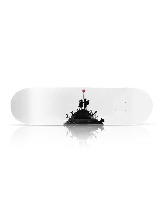 BANKSY (after) x MOCO 'Kids on Guns' (2020) Skateboard Deck