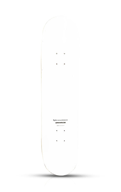 BANKSY x Brandalism 'Mona Launcher' (2019) Skateboard Deck (white)