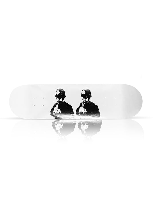 BANKSY (after) x MOCO 'Rude Coppers' (2020) Skateboard Deck