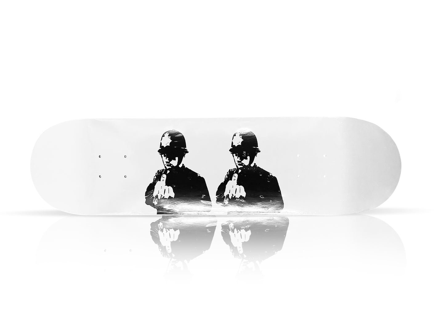 BANKSY (after) x MOCO 'Rude Coppers' (2020) Skateboard Deck