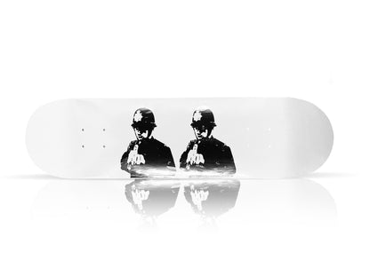 BANKSY (after) x MOCO 'Rude Coppers' (2020) Skateboard Deck