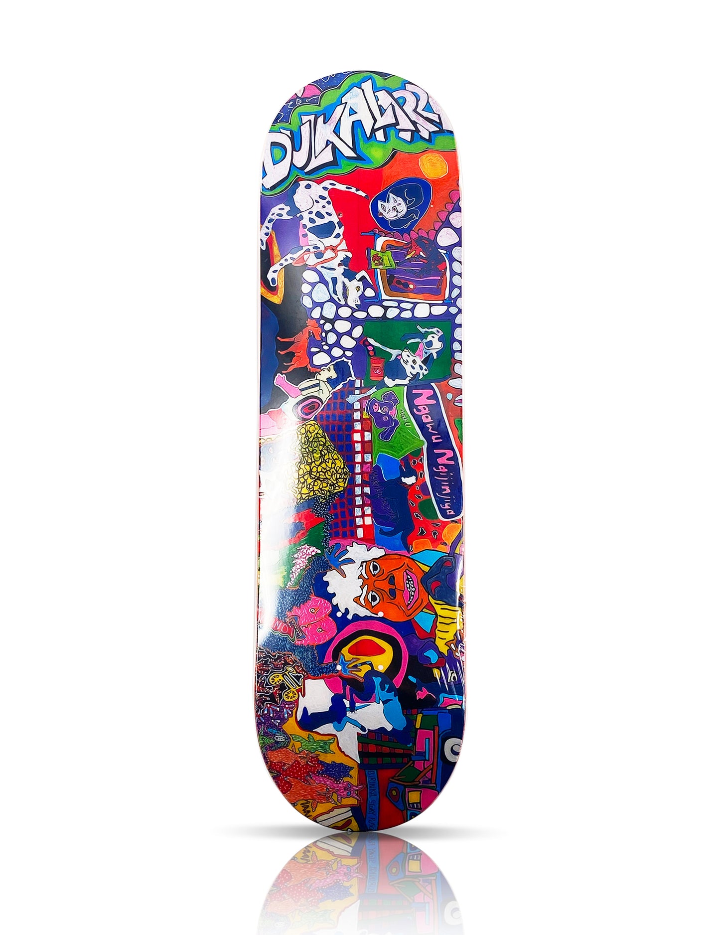 CLAUDIA MOODOONUTHI 'Ngawu Ngijinjiya' (2021) Skateboard Deck