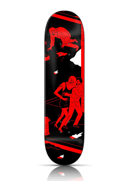 CLEON PETERSON 'Rule of Law' (2022) HAND-SIGNED Polyptych Skateboard Deck Set