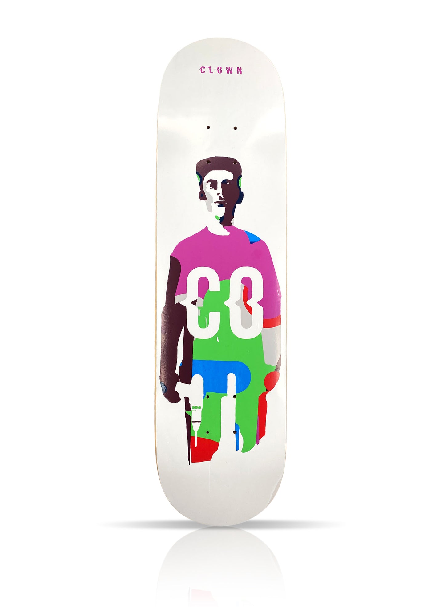 CLOWN SKATEBOARDS 'Pro Board: Chris Oliver' (2021) Skateboard Deck