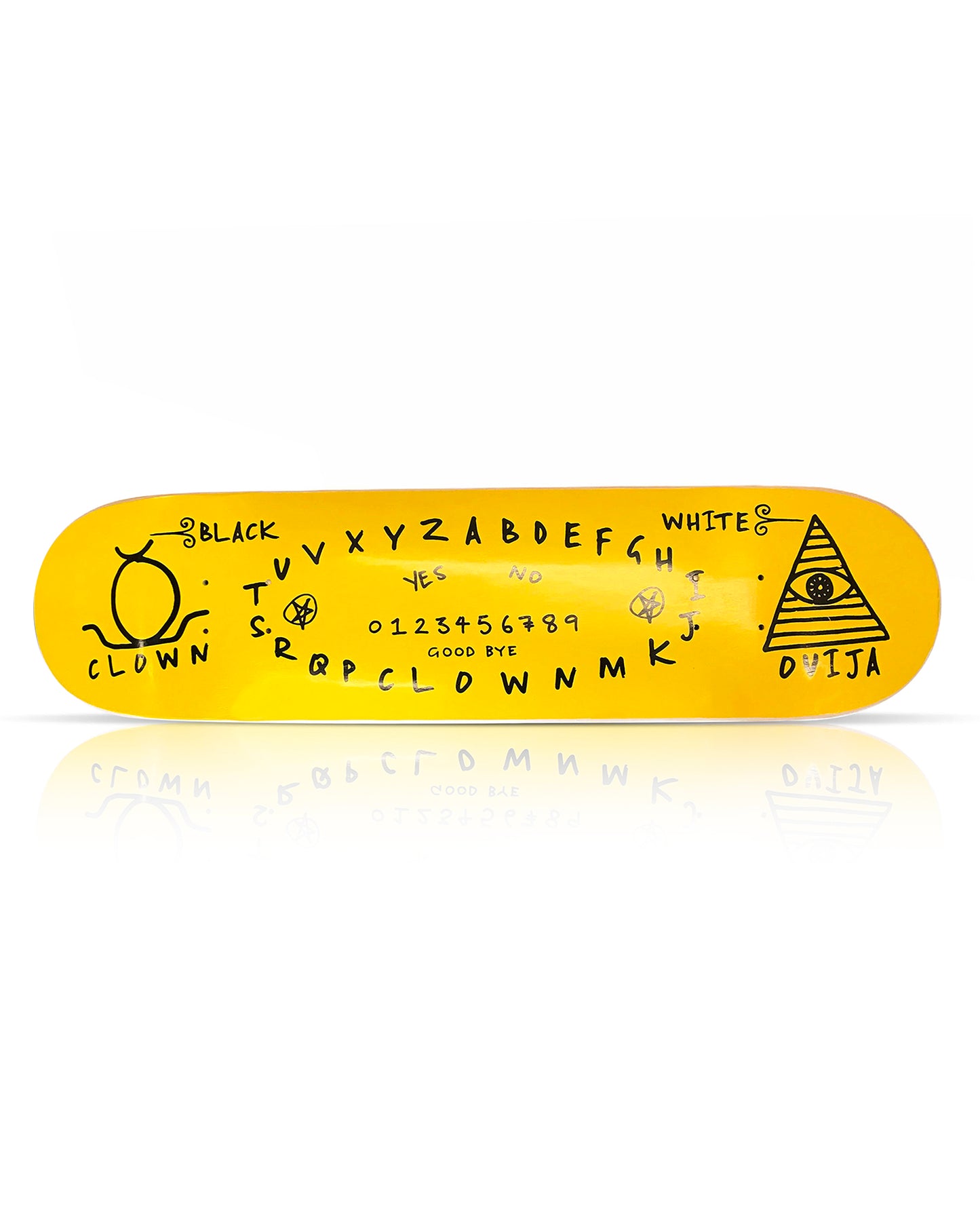 CLOWN SKATEBOARDS 'Ouija Board' (2021) Skateboard Deck (8.25")