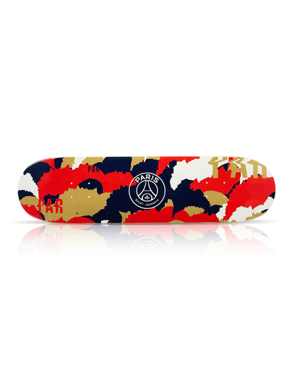 BANKSY x CLOWN SKATEBOARDS x PSG 'Clown Camo Paris' (2021) Skateboard Deck