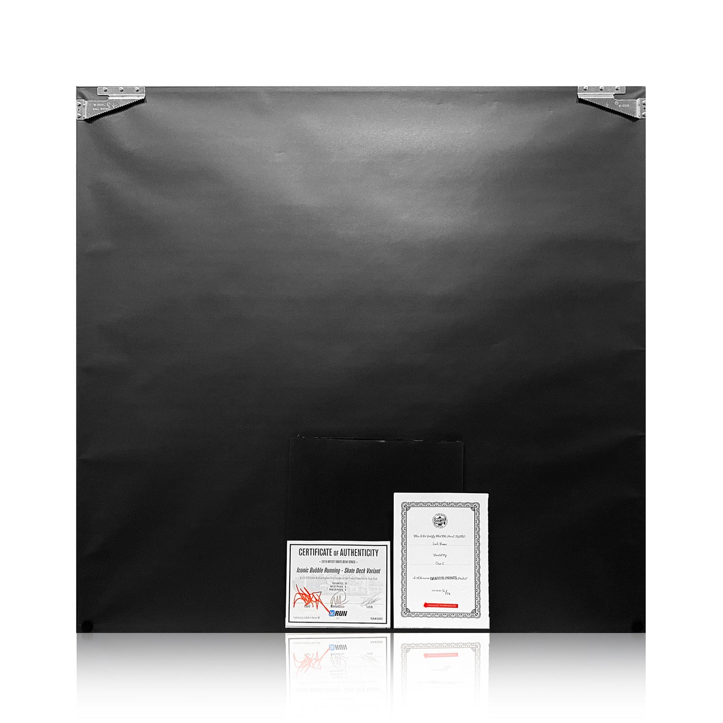 COPE2 'Iconic Bubble' Framed Screen Print + Skateboard Deck