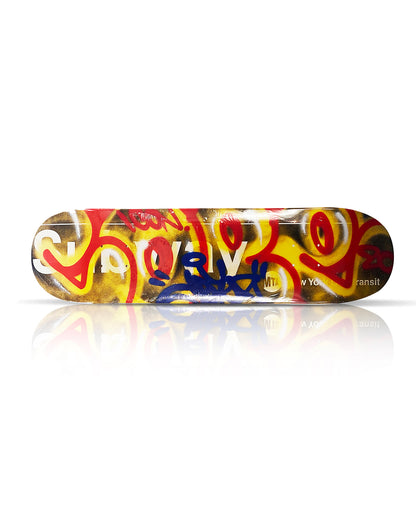 COPE2 x 1xRUN 'MTA Throwie' (2020) Skateboard Deck