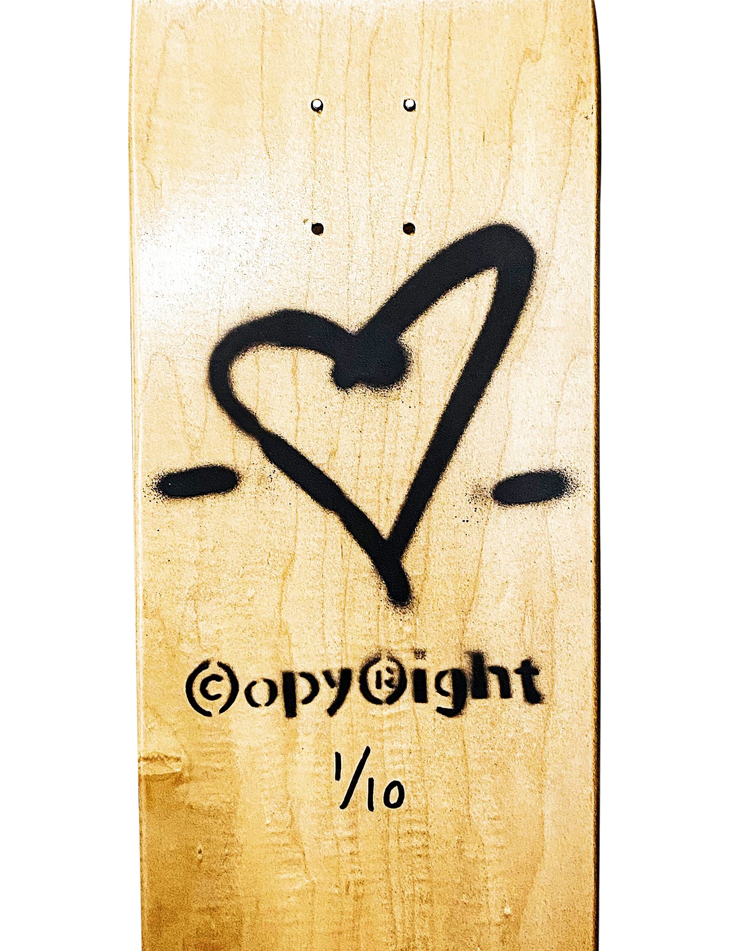 COPYRIGHT 'Lady of the Lake' (2019) HPM Skateboard Deck