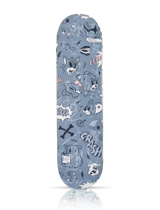 COTE ESCRIVA 'Creepy Dog' (2019) Skateboard Deck (grey)