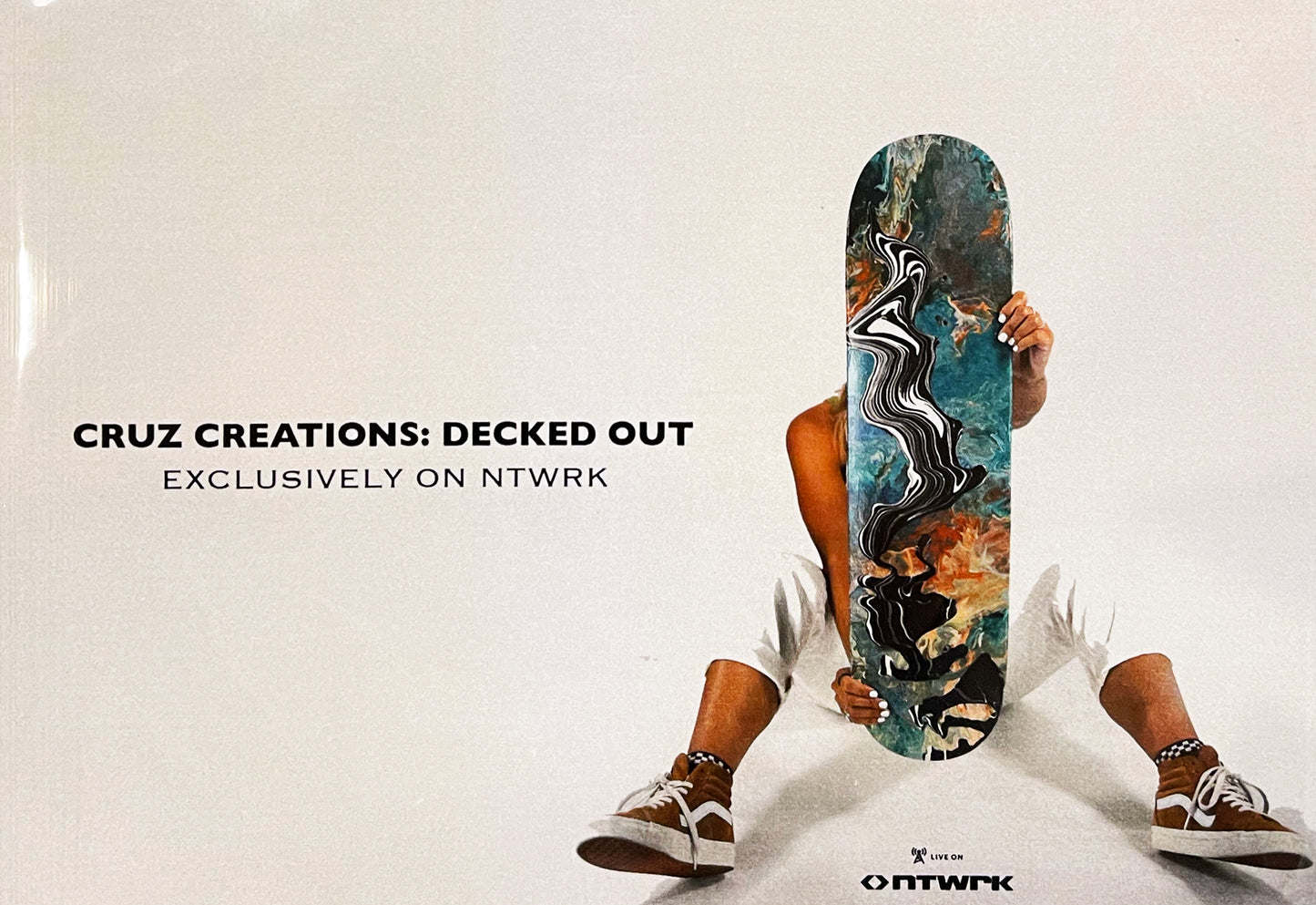 CRUZ CREATONS x NTWRK 'Decked Out' (2021) HPM Skateboard Deck