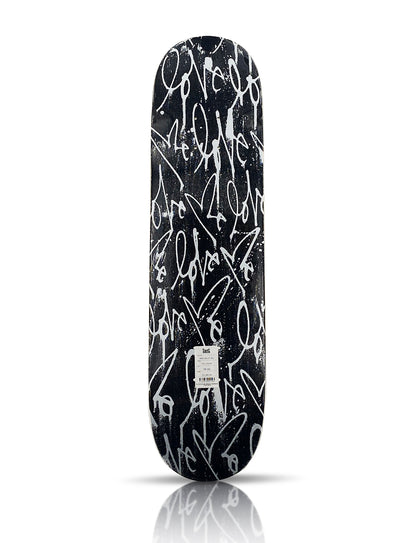 CURTIS KULIG x Brandalism 'Love Me: All Over' (2019) Skateboard Deck (black)