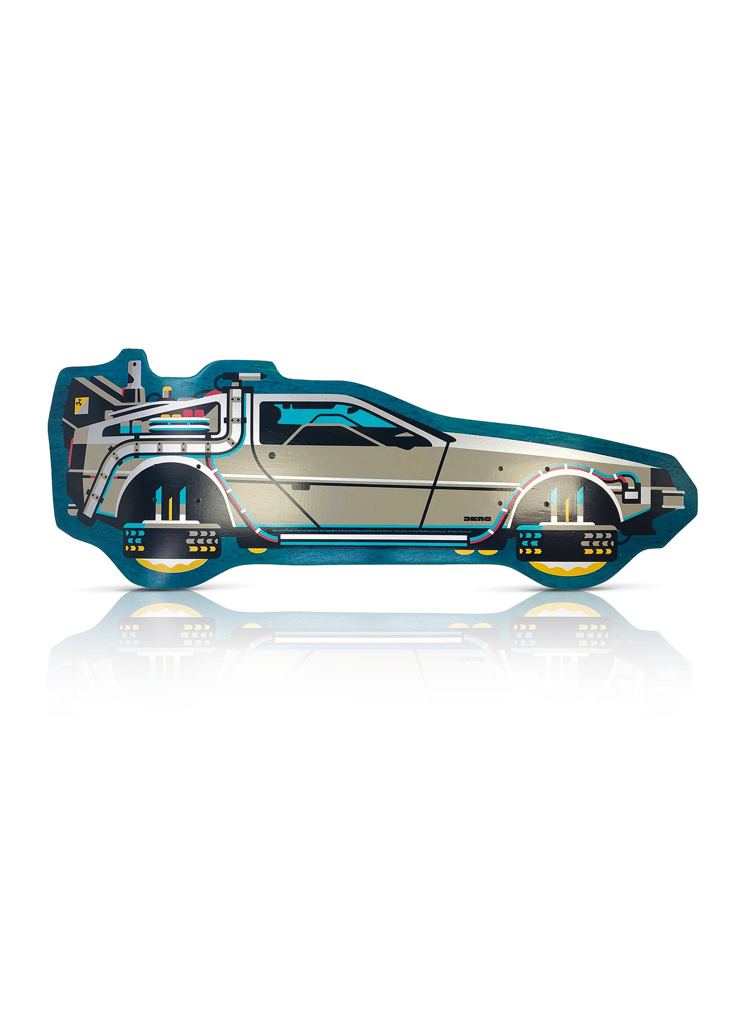 BACK to the FUTURE x 3DRetro 'DeLorean II' (2020) Skateboard Deck