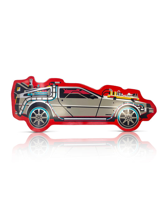 BACK to the FUTURE x 3DRetro 'DeLorean III' (2020) Skateboard Deck