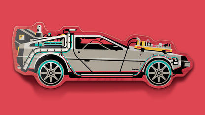 BACK to the FUTURE x 3DRetro 'DeLorean III' (2020) Skateboard Deck