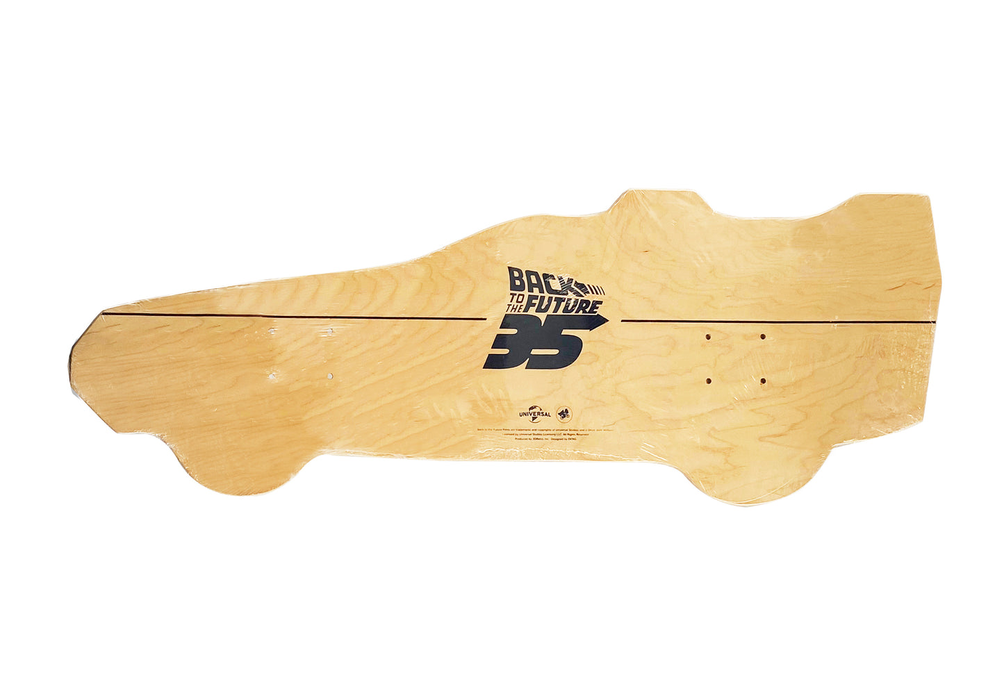 BACK to the FUTURE x 3DRetro 'DeLorean' (2020) Skateboard Deck