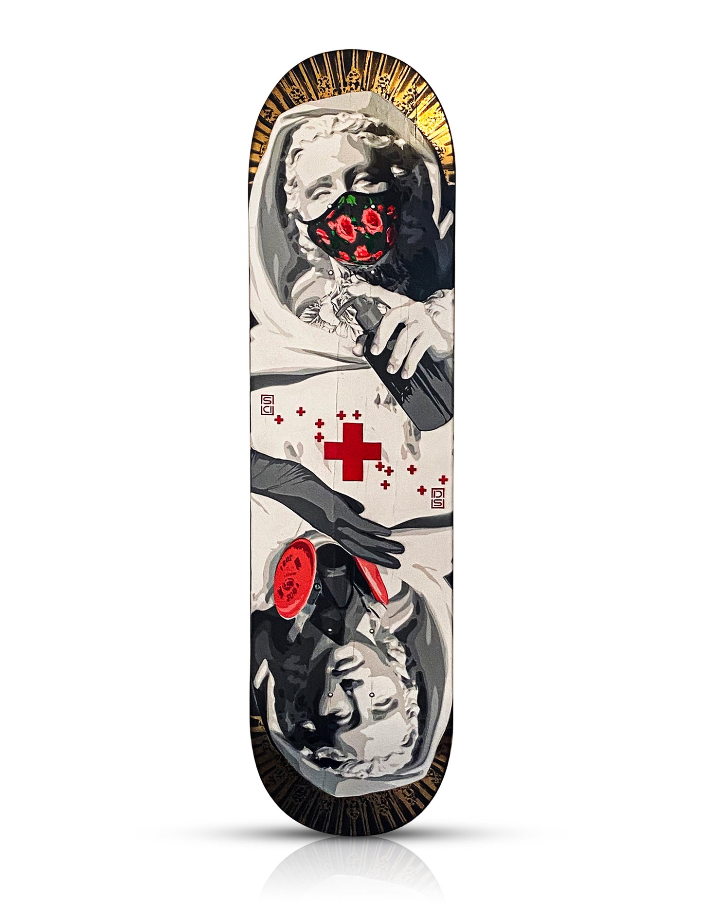 DS 'Heal Mary' (2020) Original Triptych Skateboard Deck Set