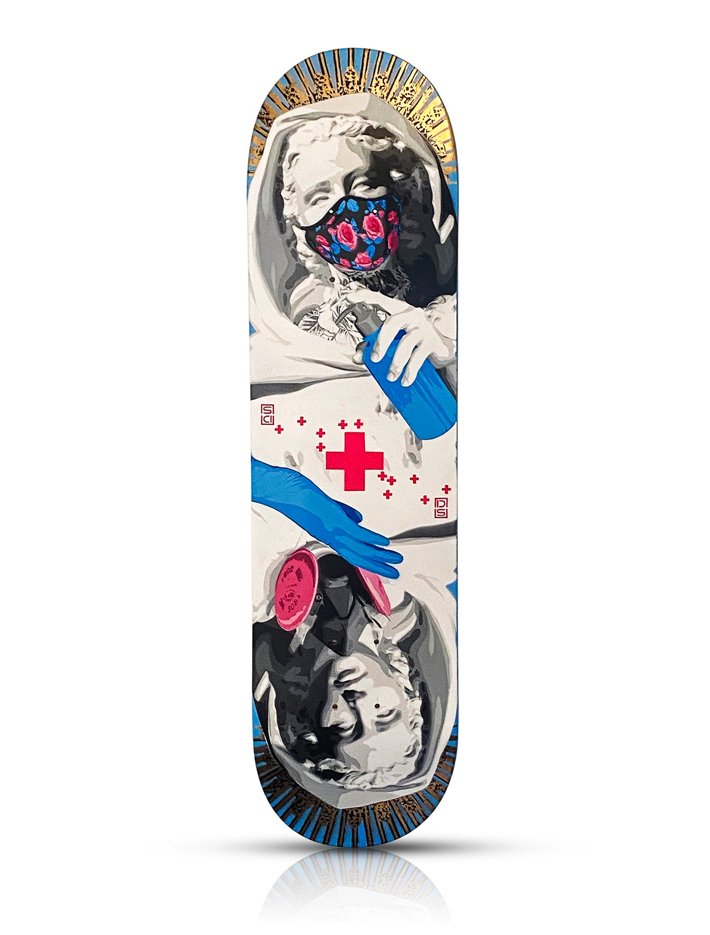 DS 'Heal Mary' (2020) Original Triptych Skateboard Deck Set