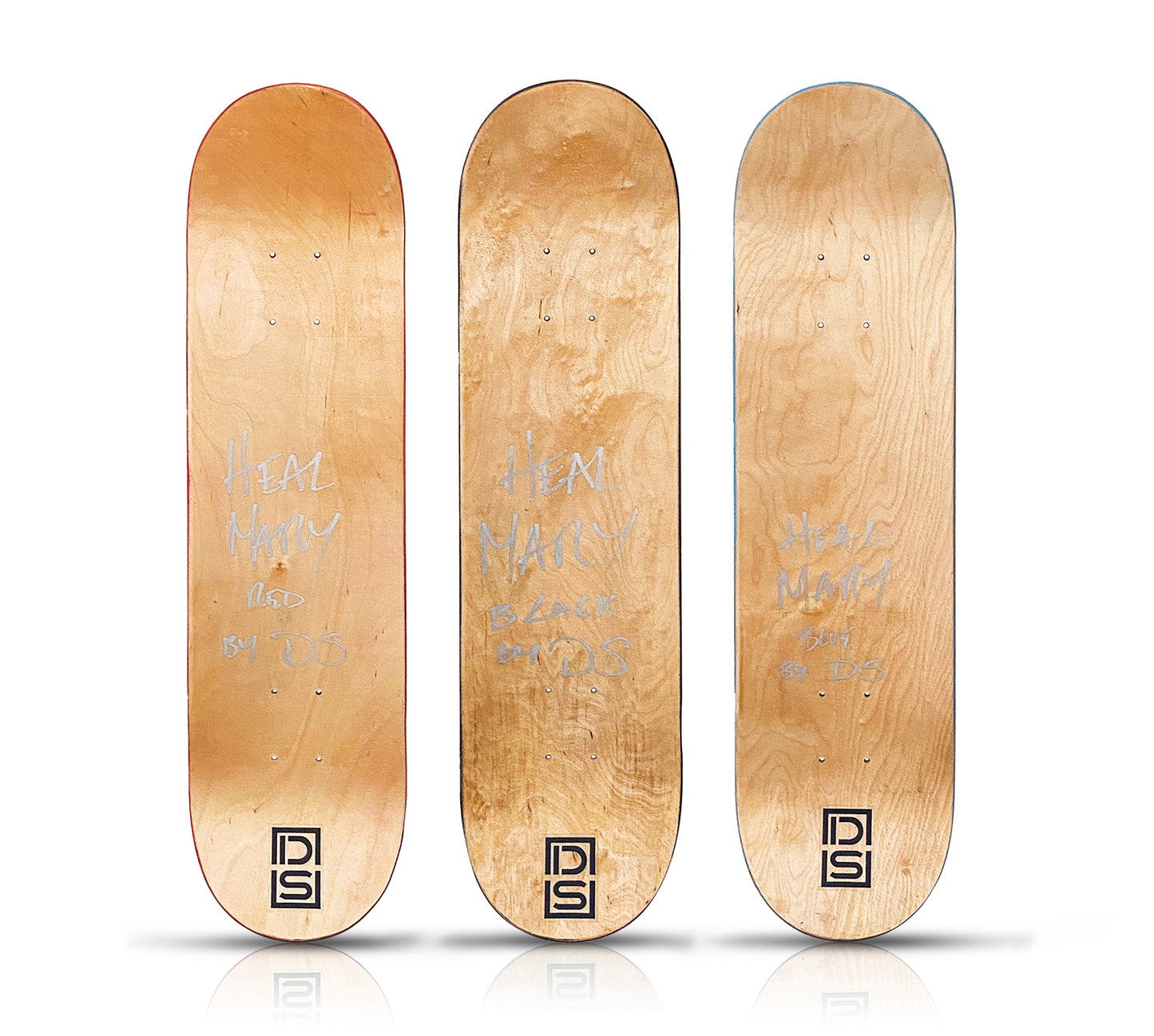 DS 'Heal Mary' (2020) Original Triptych Skateboard Deck Set