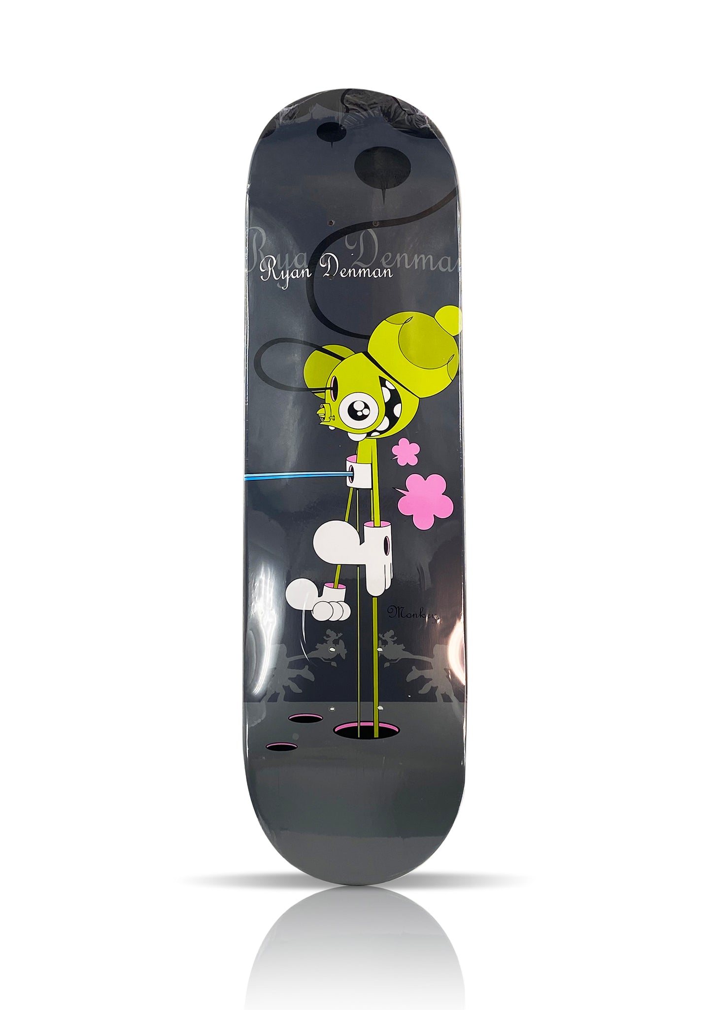 DALEK 'Spacemonkey: Monkey Stix' (2005) Skateboard Deck