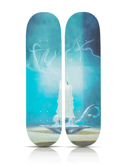 DAN COLEN x SUPREME 'Fuck' (2021) Diptych Skateboard Deck Set