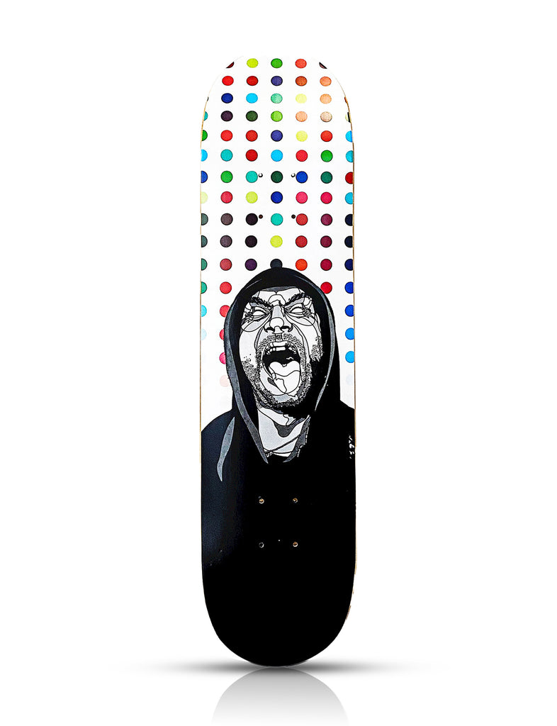 DAVID FLORES x Affirmed Artes 'Hirst' (2008) Skateboard Deck