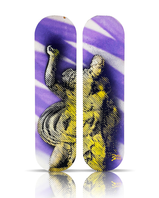 DAVIDE MARIA SEME 'LoVeLiKe' (2021) Hand-Painted Diptych Skateboard Deck Set