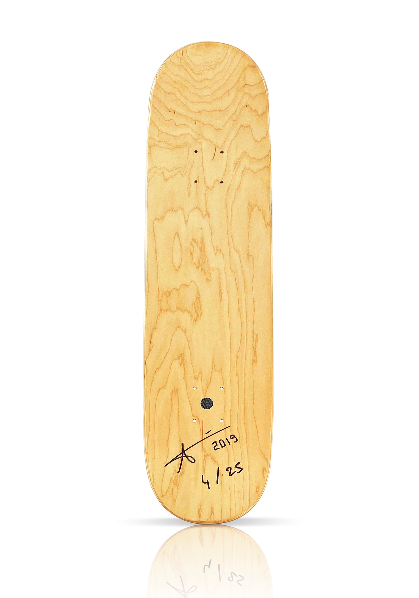 DELPHIN 'Fake Basquiat Be@rbrick' (2019) Hand-Signed Skateboard Deck