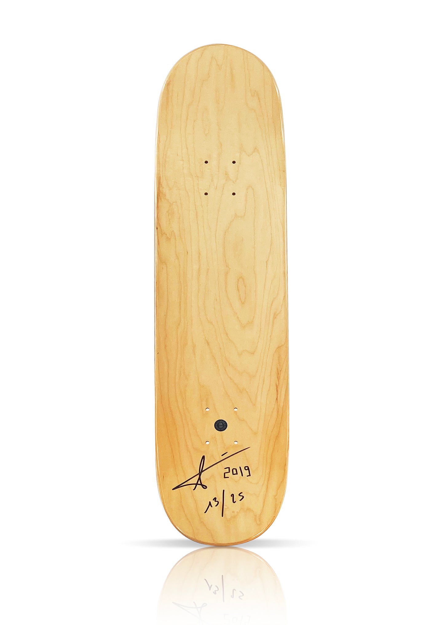 DELPHIN 'No Art! Rabbit Koons & Vuitton' (2019) Hand-Signed Skateboard Deck