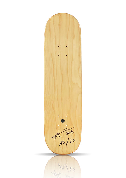 DELPHIN 'Fake LOVE' (2018) Hand-Signed Skateboard Deck