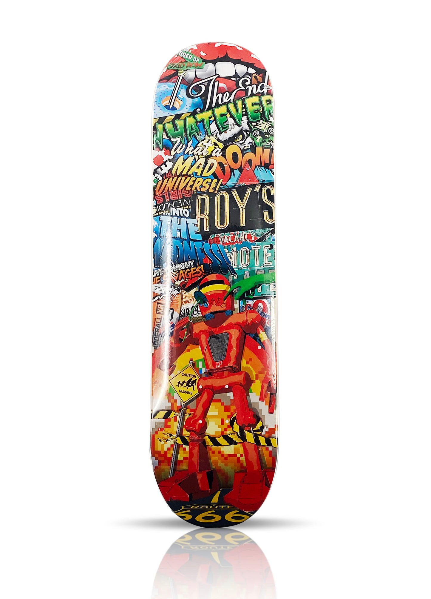 DENIAL x 1xRUN 'Into the Madness' (2020) Skateboard Deck