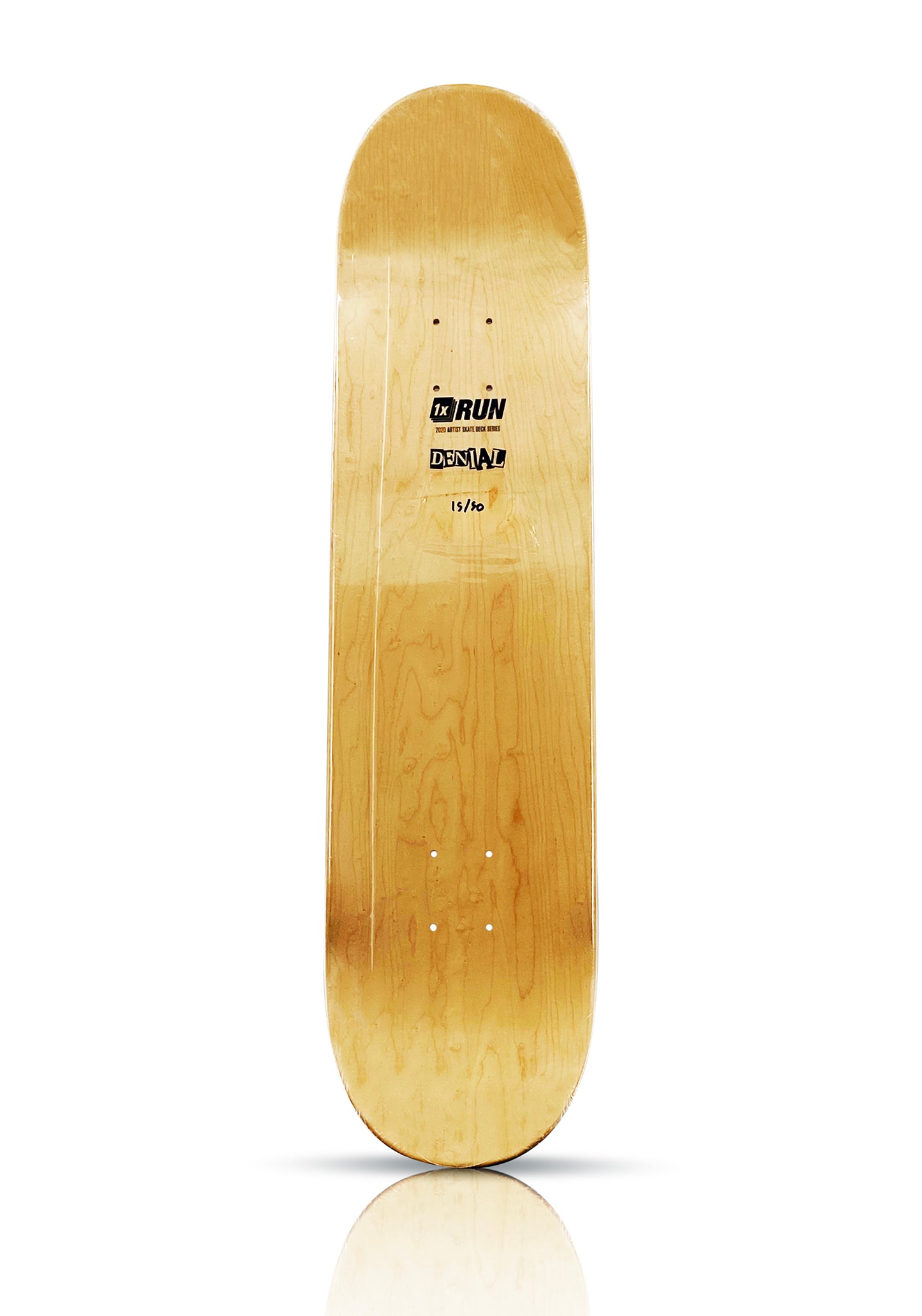 DENIAL x 1xRUN 'The More You Know' (2020) Skateboard Deck