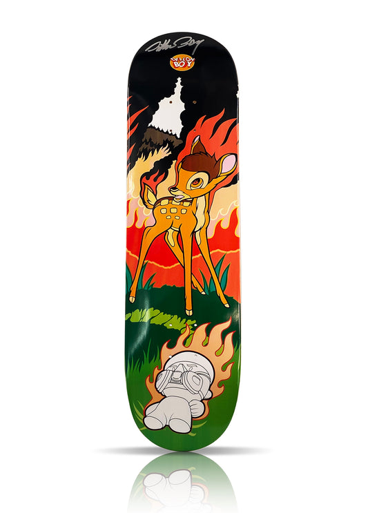 DILLON BOY x Blank 'Bambi' (2016) Hand-Signed Skateboard Deck