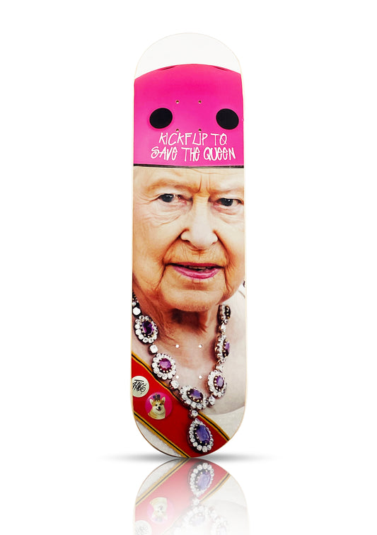 FALCO 'Kickflip to Save the Queen' (2021) Skateboard Deck