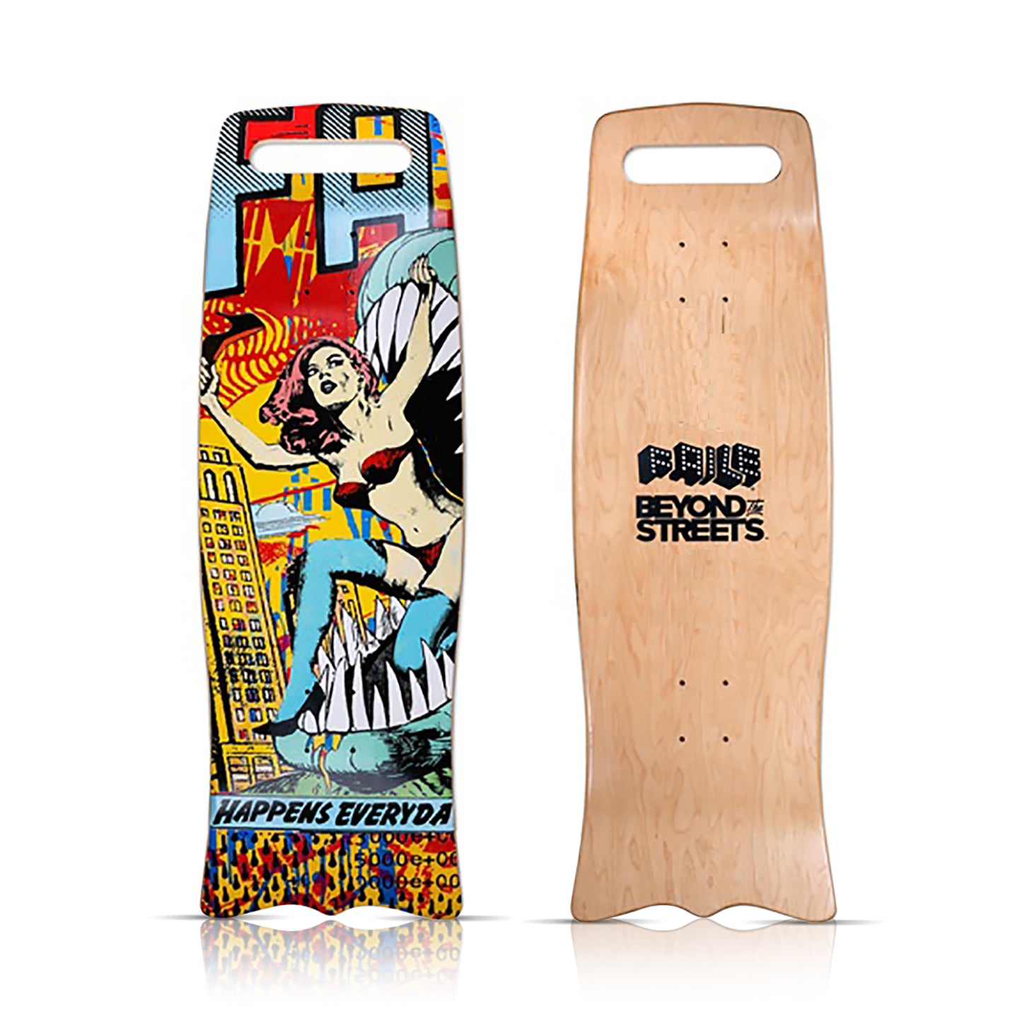 FAILE x Beyond the Streets 'Dino Girl' (2019) Rare Skateboard Deck