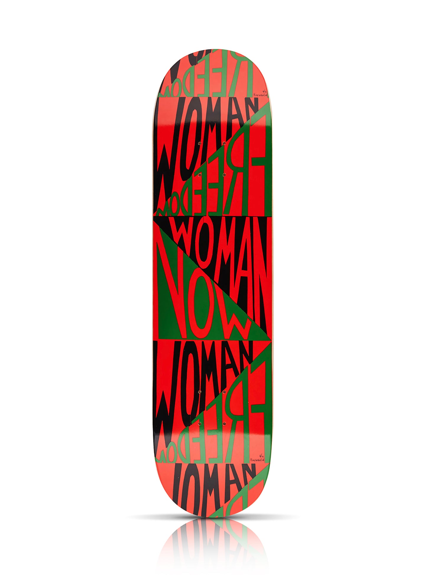 FAITH RINGGOLD 'Woman Freedom Now' (2020) Diptych Skateboard Deck Set