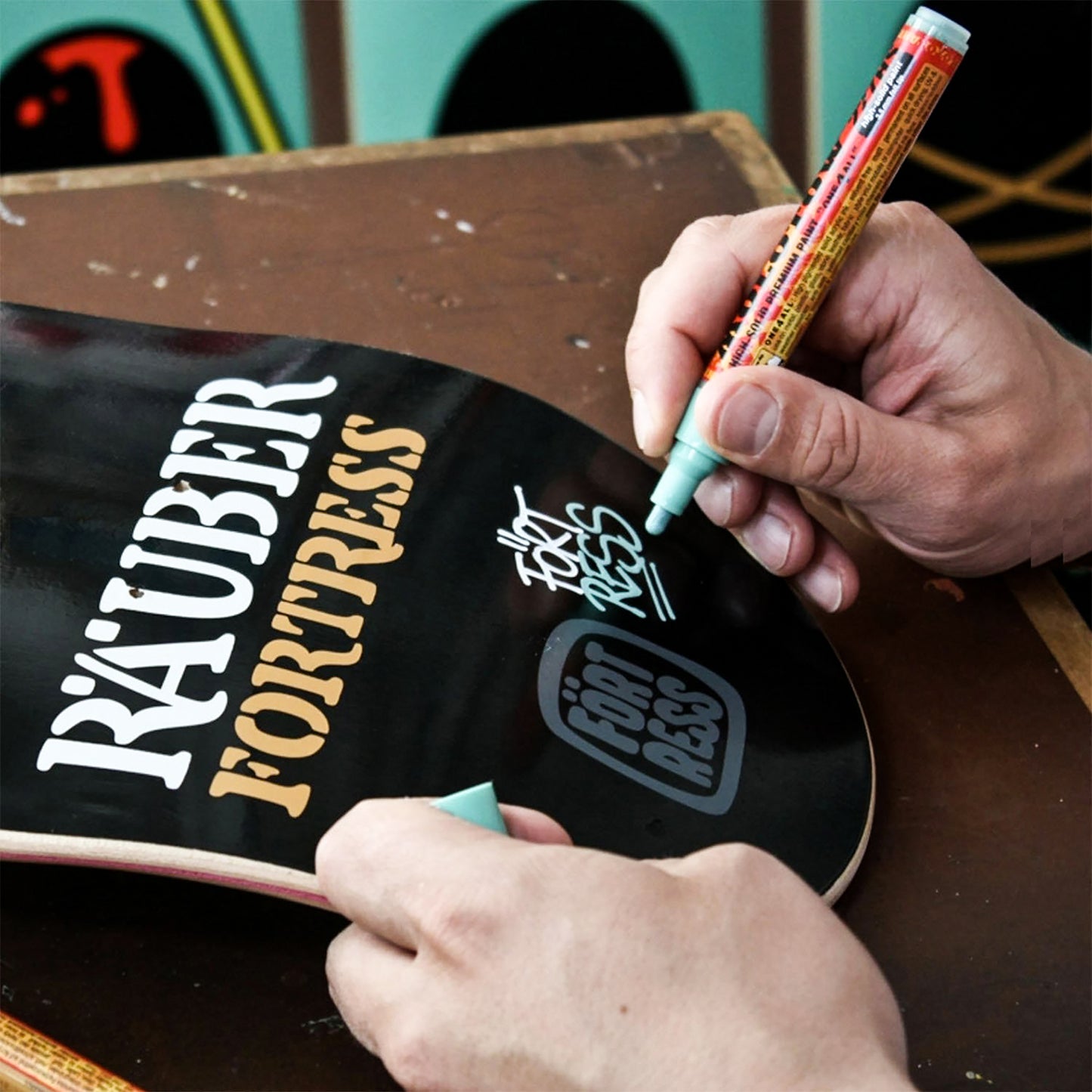 FLYING FORTRESS 'Die Drei Räuber' (2012) Skateboard Deck Triptych Set