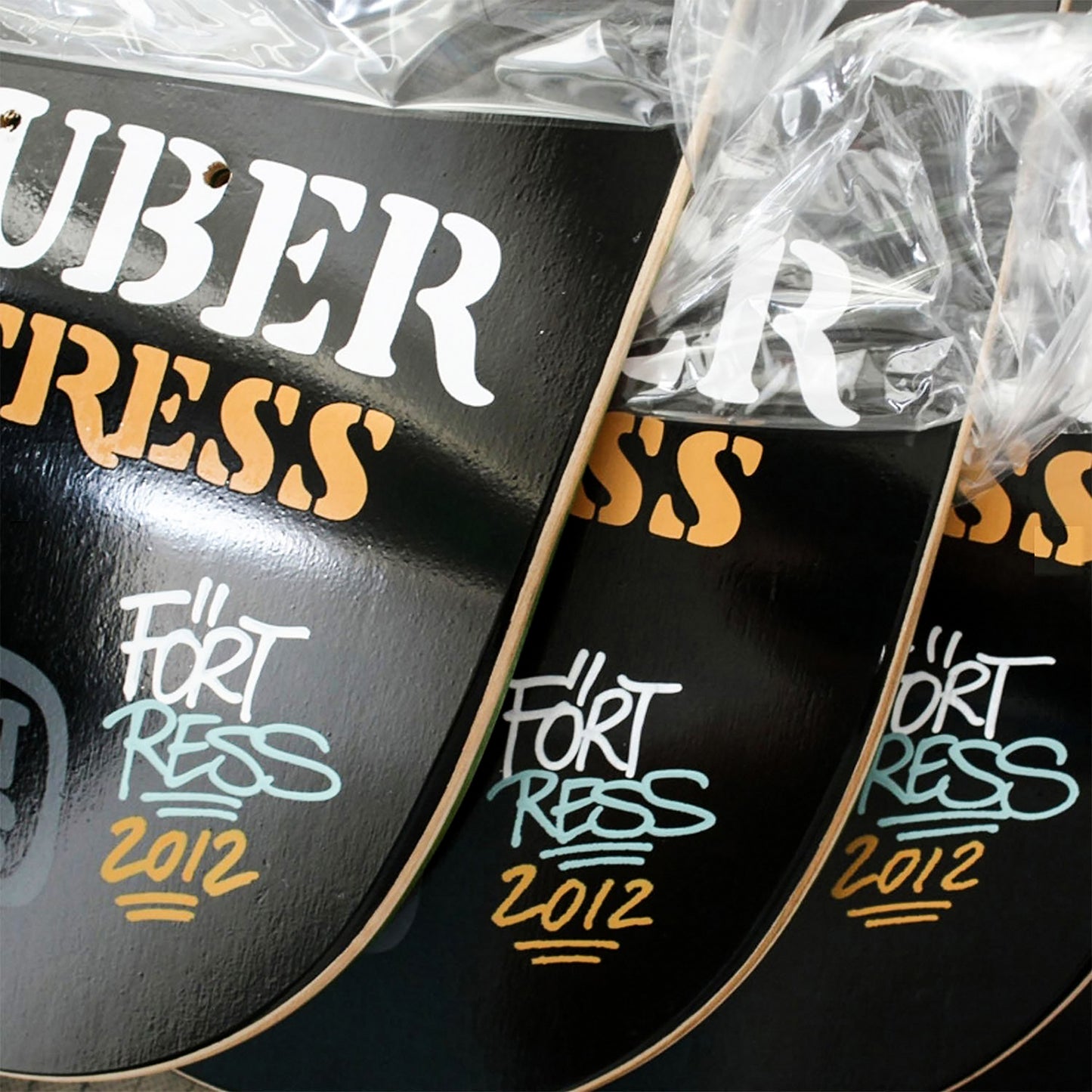FLYING FORTRESS 'Die Drei Räuber' (2012) Skateboard Deck Triptych Set