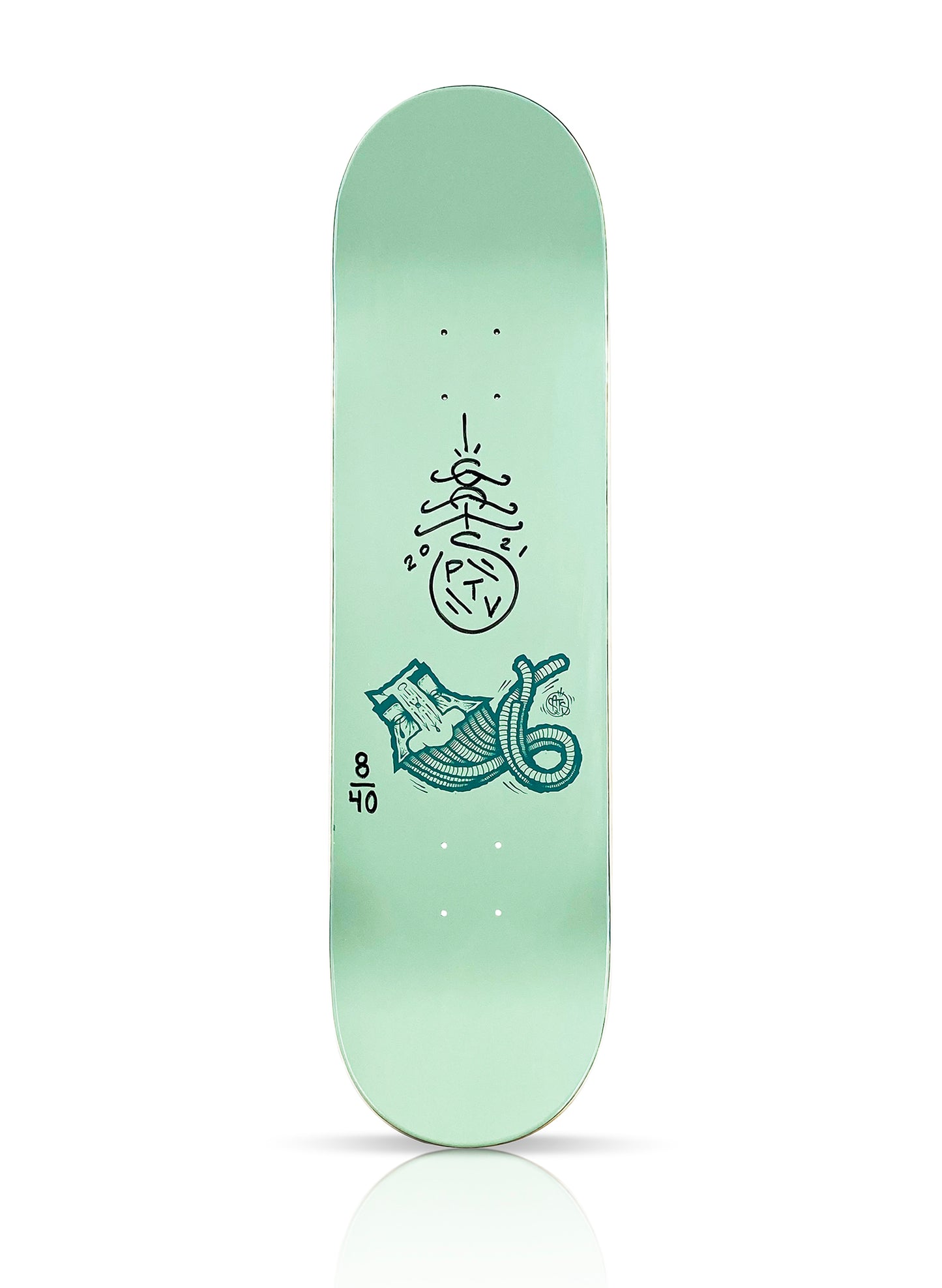 GATS 'Movement' (2021) Hand-Signed Skateboard Deck (green)